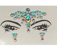Glitter Joy Face Gems Temporary Tattoo - Jewel Diamante Bindi Fusion Headpiece - Body Jewellery Art (Glitter Joy Face Jewels GJ 24)