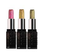 Glitter Lip Gloss - 3-Piece Lip Glitter Cosmetic Set - Moisturising Lipstick | For Office, Home, Everyday Life, Commuting, Valentine's Day, Holiday, Women, Girls, Party and Travel