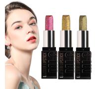 Glitter Lip Gloss 3 Pieces Lip Glitter Makeup