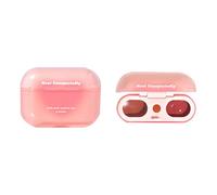 Glitter Lip Gloss - Matte Hydrating Lip Clay with Shimmer Glaze | Heart Wand Applicator, Long-Wearing Lip Tint, Cute Earbuds Case Design, Nourishing Lip Gloss for Women & Girls Daily Wear