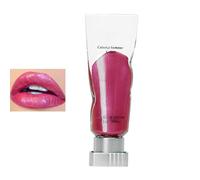 Glitter Lip Gloss Shimmering Lipsticks, Non-Stick Cup Rose Red Lipstick, Highly Pigmented Long Lasting Liquid Lipstick Lip Gloss Metallic Pink Lip Stain, Gift for Women & Girls