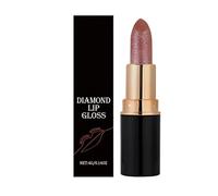 Glitter Lipstick - Hydrating Long Lasting, Glossy Lip Stain, Diamond Shimmer Lip Gloss | Moisturizing Cosmetic Lipstick for Ladies Girls Wives Girlfriends Daily Work Dating Travel Wedding