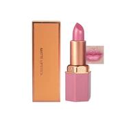 Glitter Lipstick, Light Pink Shimmering Sparkly Shiny Lip Stick with Gold Glitters, Non-stick Cup Matte Smooth Highly Pigmented Lip Blam Lip Makeup Gift for Women