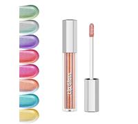 Glitter Lipstick Liquid, Coral Peach Multichrome Colour Shifting Lip Gloss