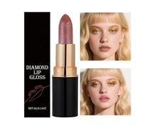 Glitter Lipstick - Long-Lasting Waterproof Cosmetics, Sparkling Shiny Lip Gloss with Bold High-Glow Finish, Smooth Non-Stick Details for All-Day Wear, Glitter Lipstick for Ladies, Girls, Daily Use