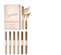 Glitter Liquid Eyeshadow - 6-Piece Double-Ended Long-Lasting Waterproof | Matte Shimmer Liquid Eye Cosmetics | for Beginners Girls Dating Party Work Social Special Occasions Wedding