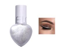 Glitter Liquid Eyeshadow, Mini Eye Shadow Glitter White Liquid Glitter Eyeliner, Liquid Shimmer Eye Shadows Glitter Eyeliner, Waterproof Long Lasting Smudge-proof Eyeshadow