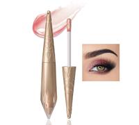 Glitter Liquid Eyeshadow,Pink Liquid Glitter Eye Shadow, Light Pink Glitter Shimmer Eye Shadows, Waterproof Smudge-proof Long Lasting Easy to Apply Shiny Liquid Eyeshadow