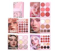 Glitter Makeup Palette | 6 Colors Concealer - Book Style 24 Colors Glitter Eyeshadow Palette,for Dating Beauty Party Daily Stage Photography