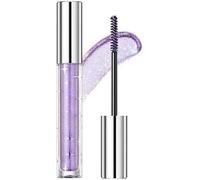 Glitter Mascara Diamond Glitter Mascara Shimmer Colored Mascara Waterproof Long Lasting Silver Mascara Party Wedding Music Festival Eyes Makeup