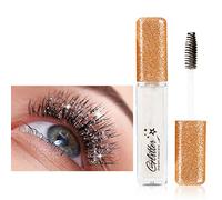 Glitter Mascara for Eyelashes, Diamond Glitter Lashes Mascara Shimmer Mascara,7 Colors Waterproof Long Lasting Thickening Lengthening Lash Makeup for Party Wedding Festival Sparkling Eyes Makeup