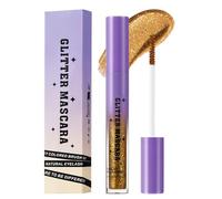 Glitter Mascara For Eyelashes, Lengthening Lash Make-Up, Glossy Curl Mascara, Smudge-Proof Formula, Long-Lasting Hold, 8g, For Women Wedding Date Travel Party Night-Out