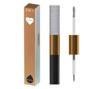 Glitter Mascara, Glitter Eye Lashesand Brows Makeup, Smudge-Proof Lashes Makeup Mascara Eye Liner, Non-Irritating, Quick-Drying, 10x3x3cm/3.94x1.18x1.18, For Women
