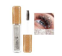Glitter Mascara,Sparkle Diamond Mascara, 4D Fiber Colorful Waterproof Mascara, Thick & Long Mascara, Volume and Length No Clumping,Fuller Lashes, Lasting All Day
