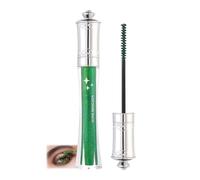 Glitter Mascara, Sparkly Waterproof Mascara for Eyelashes, Glitter Mas/cara for Eyelashes, Shimmering Mas/cara, Long-Lasting Smudge Proof Curl & Volume for Party Festival Wedding & Christmas (Green)
