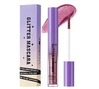 Glitter Mascara, Waterproof Lengthening Mascara, Smudge Proof Curling Eyelash Makeup, Long Lasting Dramatic Eye Look, Ideal for Wedding Party Travel Night Out, 8g Black 1 Piece