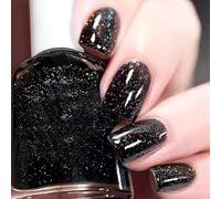Glitter Nail Polish, Black (10#Black)