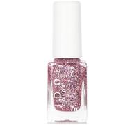 Glitter Nail Polish - Pink Glitter Shimmer Nail Varnish - Quick Dry Pink Nail Polish - Holographic Shimmer Nail Paint Sparkle Finish Shine Glimmer Long-lasting Sequins Nail Art Varnish No UV Need