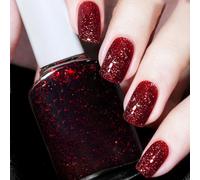 Glitter Nail Polish, Red (23# Red Flash)