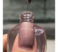 Glitter Nail Polish, Rose Gold Nail Varnish, Diamond Glitter Quick Dry Nail Polish No UV Lamp Curing, Long Lasting, Chip Resistant, Non-Toxic, Quick Drying, Salon Manicure, At Home Manicure (13#Moon)