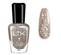Glitter Nail Polish - Sparkly Gold Nail Varnish - Quick Drying Glitter Nail Polish - Flash Shinny Shimmer Diamond Nail Varnish Quick Dry - Long Lasting Polish,No Need Cure DIY Nail Art at Home