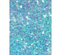 Glitter notebook: Light blue glitter, 8.5x11, 100 lined pages, college rule, glossy paperback cover: Multipurpose notebook