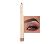 Glitter Nude Pink Eyeshadow Stick, Champagne Color Metallic Shimmer Eye Shadow, Rose Red Highly Pigmented Pearlescent Eye Pencil, Hot Color Eye Makeup Pen Easy to Apply, Gift for Women Christmas
