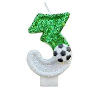 Glitter Number Candle - Creative Football Number Birthday Candle Cake Decoration, Birthday Candle For Cake, Football Number Cake Decoration Vistaprint For Birthdays