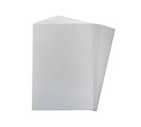 Glitter Paper 250GSM A4 20 Sheets Non-Powder Sparkly Flash Card Paper Decorative Paper for Cricut Maker Hand Project. (Silver)