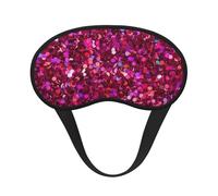 Glitter Pattern Print Adults Kids Light Blocking Eye Cover for Travel Daily Use Nap Insomnia Camping