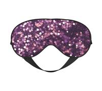 Glitter Pattern Print Lightweight Sleep Mask Breathable Light-Blocking Travel Yoga Outdoor Adventures