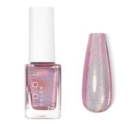 Glitter Pink Chrome Effect Nail Varnish - Holographic Nail Polish - Magic Rainbow Shine Nail Polish - Chameleon Quick-Dry&Long Lasting High Glossy Shiny Sparkly Gel, No UV Needed