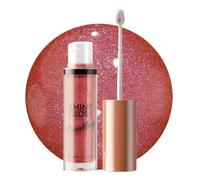 Glitter Plumping Lip Gloss, Diamond Sparkle High Shine Shimmer Lipstain, Waterproof Long Lasting Non Stick Cup Hydrating Volumising Lipstick Makeup For Daily & Party Women Makeup (#7)