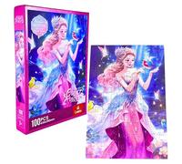 Glitter Princess 100-Piece Puzzle for Girls, Magical Glitter Princess Jigsaw Puzzle - Fun Educational Floor Puzzle for Kids Ages 3-6, for Birthdays & Holidays (SGM-88901)