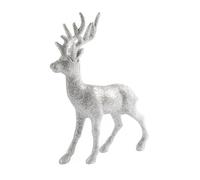 Glitter Reindeer Christmas Decoration Assorted Colours