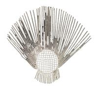 Glitter Rhinestone Long Fringed Hair Chain Headband Hat Stage Performance for Women Headpiece Head Chain for fashion(Gold)