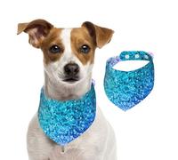 Glitter Sequin Spot,Dog Bandanas Cotton Pet Scarf Adjustable Bibs for Pet,S