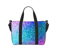 Glitter Sequin Spot Hand Travel Bag â€“ Lightweight and Durable Carry-On Bag for Your Weekend Getaways, Trendy Travel Bag, Multi-Purpose Tote