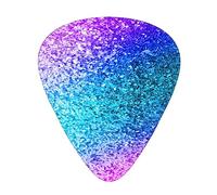 Glitter Sequin Spot Print Guitar Picks,12 Pack Guitar Plectrums Thin, For Bass Electric Acoustic Guitars Ukulele
