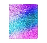 Glitter Sequin Spot Print Rectangle Mouse Pad, Non-Slip Rubber Base Mouse Pad, 12 X 10 In