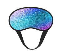 Glitter Sequin Spot Print Soft Comfortable Eye Mask for Sleeping Light Blocking Nap Travel Camping Night Rest