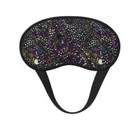 Glitter Sequin Spot Print Unisex Blackout Sleep Mask Comfortable Eye Mask for Travel Meditation Sleep Travel