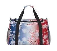 Glitter Sequin Spot Print Weekender Bag,Holdall Handbag & Shoulder Bag for Travel Fitness