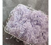 Glitter Shredded Tissue Paper, 50-500g Iridescent Shredded Paper Gift Filler, Lightweight Crinkle Cut Fillers(Style E/Light Purple,50g)
