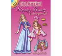 Glitter Sleeping Beauty Sticker Paper Doll