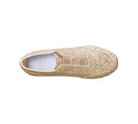 Glitter Slip On Trainers Womens Sequin Shoes Ladies Breathable Lightweight Sneakers Sparkly Metallic Sport Pumps Walking Trainers Tennis Shoes Casual Flats Wedge Sneakers For Wedding Party Dancing