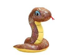 Glitter Snake Plush Animal, Snake Plush Animal | Glitter Snake Plush Animal - Cute Snake Plush Toy for Bedroom Living Room Sofa Home Decor Boys and Yarn