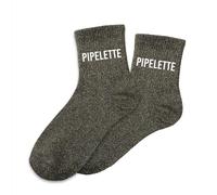 Glitter Socks "Pipelette" Shiny Black 36-42