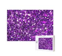 Glitter Sparkles Shimmer Printing,300 Pieces Wooden Jigsaw Family Game Jigsaw Puzzles for Adults Teens Home Decor