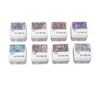 Glitter Sparkling Sequins Nail Art Gel Paint 8 Colors Nail Polish Set Glue Kit for Salon Party